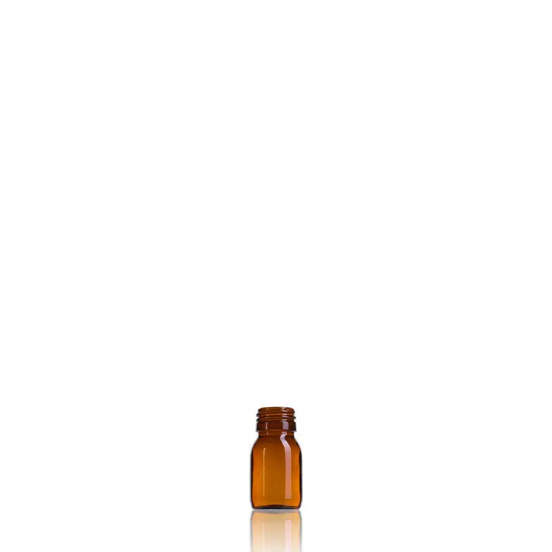Topacio Ambar glass Bottle 30 ml Pilfer Proof 28  The Pack Stock EU