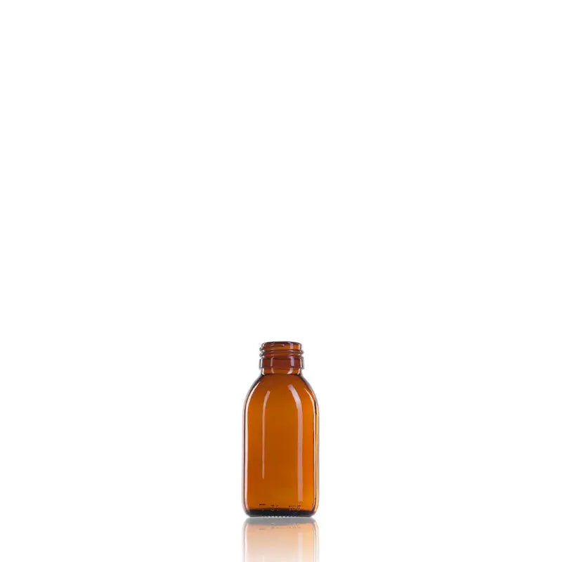 Topacio Ambar Glass Bottle 100 ml Pilfer Proof 28  The Pack Stock EU