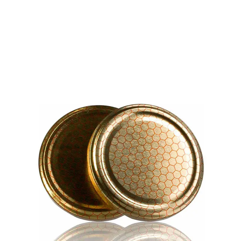Lid pasteurization Twist Off 77 Gold Beehive  The Pack Stock EU