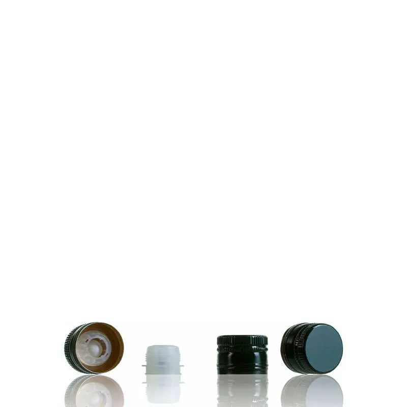 Non-refillable pilfer cap with pourer Pilfer proof 31,5  The Pack Stock EU