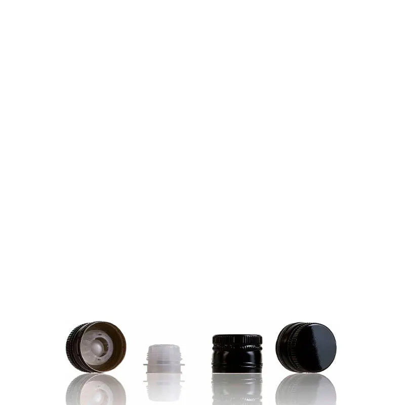 Non-refillable pilfer cap with pourer Pilfer proof 31,5  The Pack Stock EU