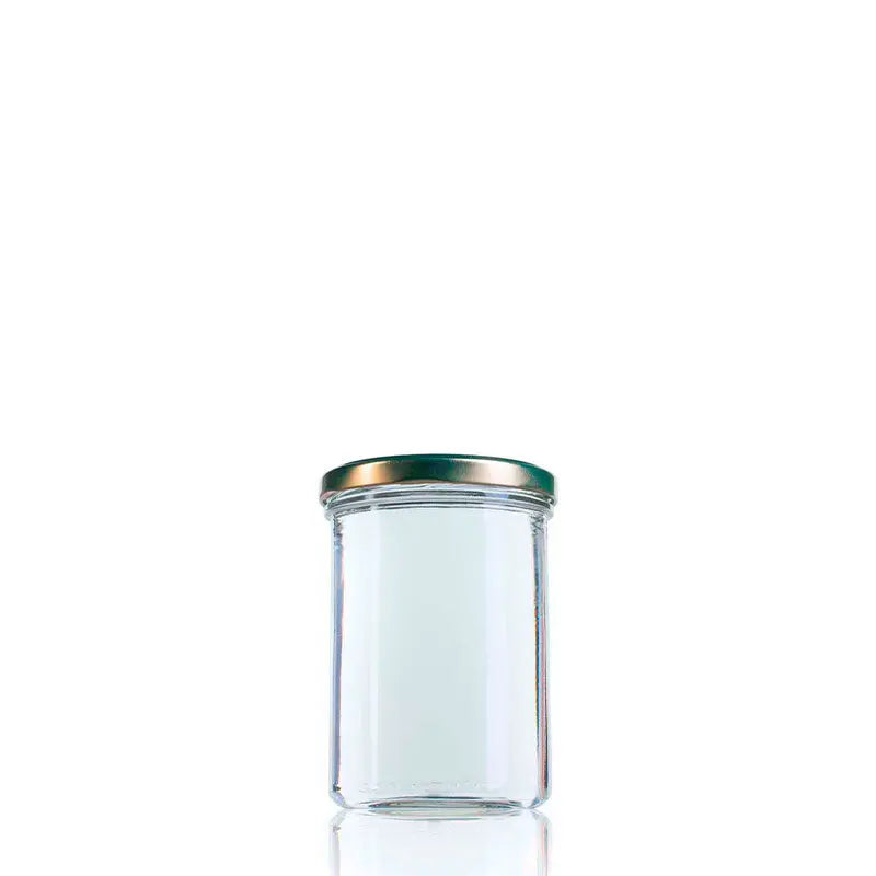 Recto glass jar 440 ml Twist off 82  The Pack Stock EU
