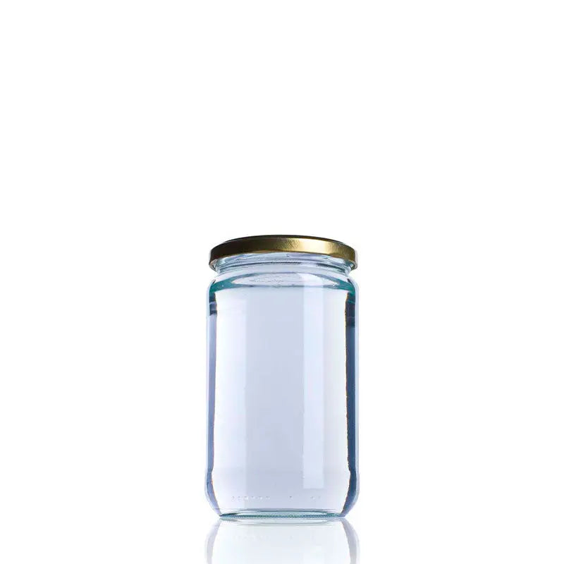 V glass jar 580 ml Twist off 77  The Pack Stock EU