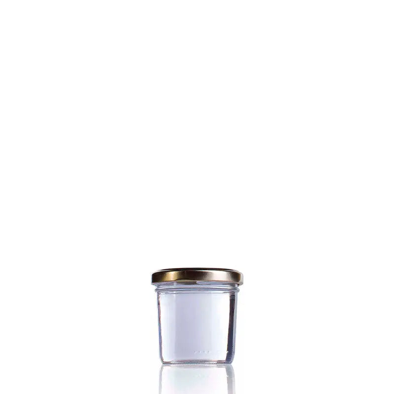 Pate glass jar 128 ml twist off 63  The Pack Stock EU