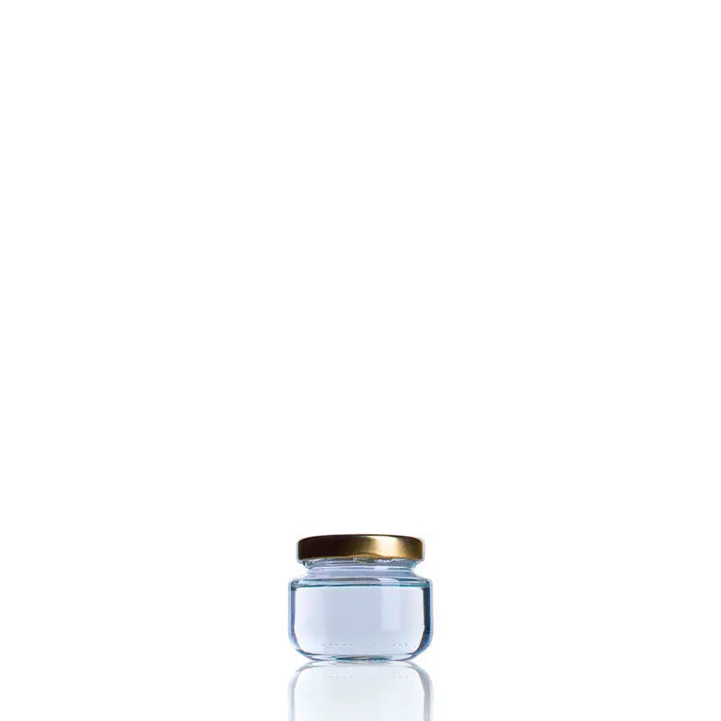 B 2 Onzas glass jar 68 ml Twist off 48  The Pack Stock EU