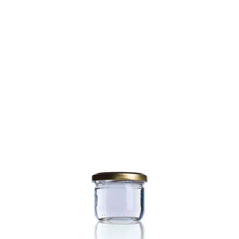 Juvasa glass jar 120 ml Twist off 66  The Pack Stock EU