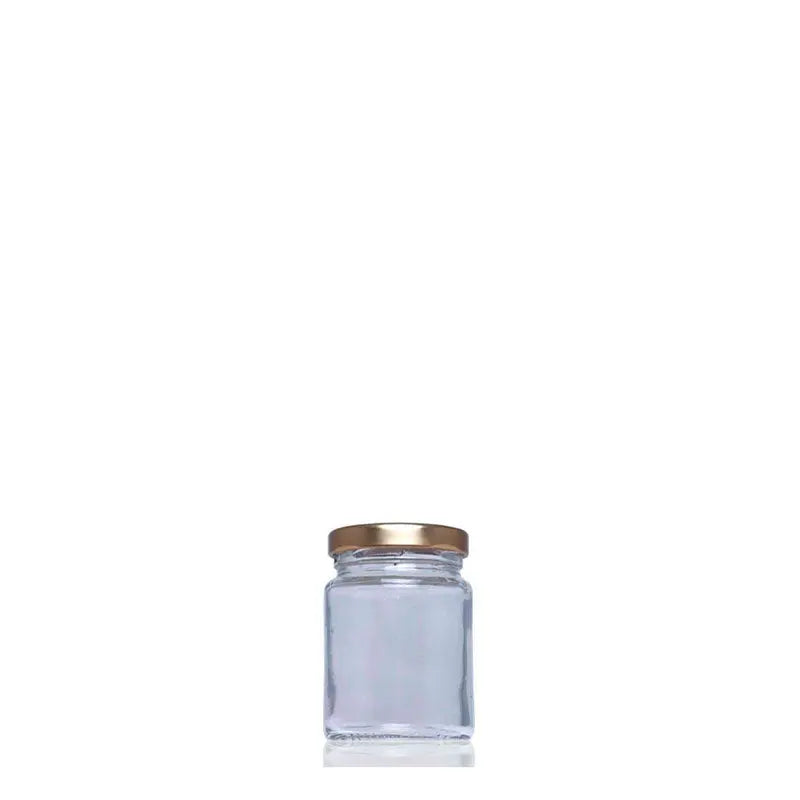 Std glass jar 106 ml Twist off 48  The Pack Stock EU