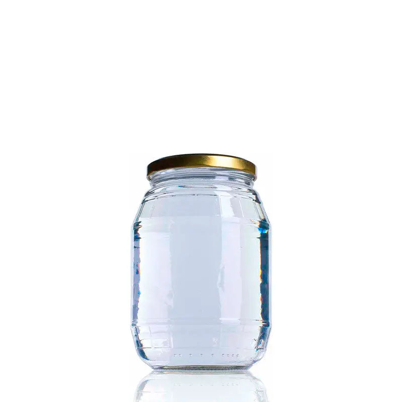 Barril glass jar 997 ml Twist off 82  The Pack Stock EU