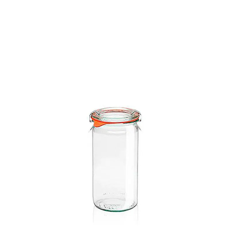 Weck Cilindro glass jar 340 ml swing stopper 60  The Pack Stock EU