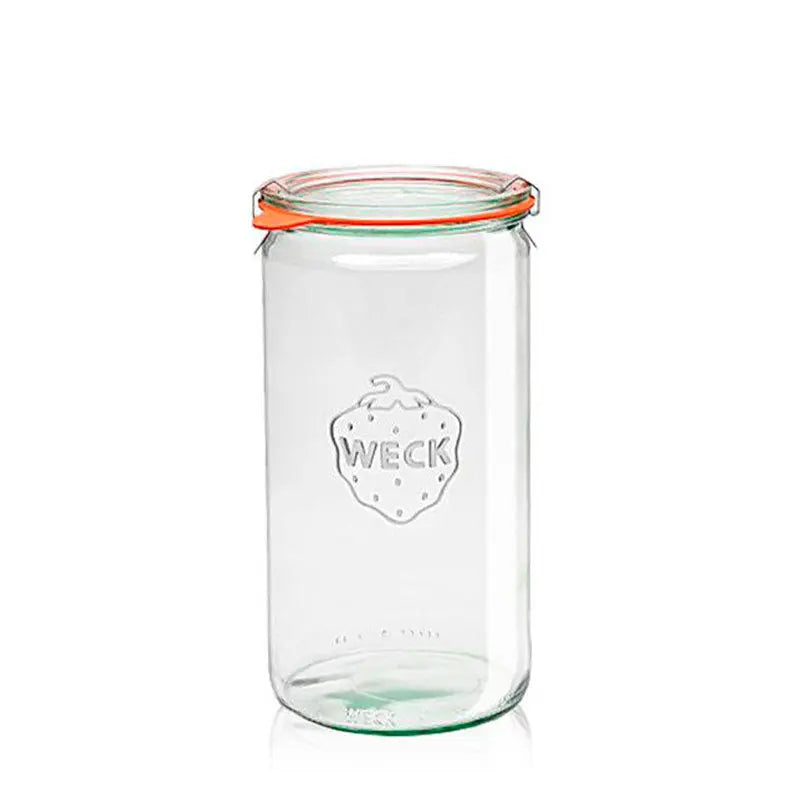 Weck Cilindro glass jar 1590 ml swing stopper 100  The Pack Stock EU