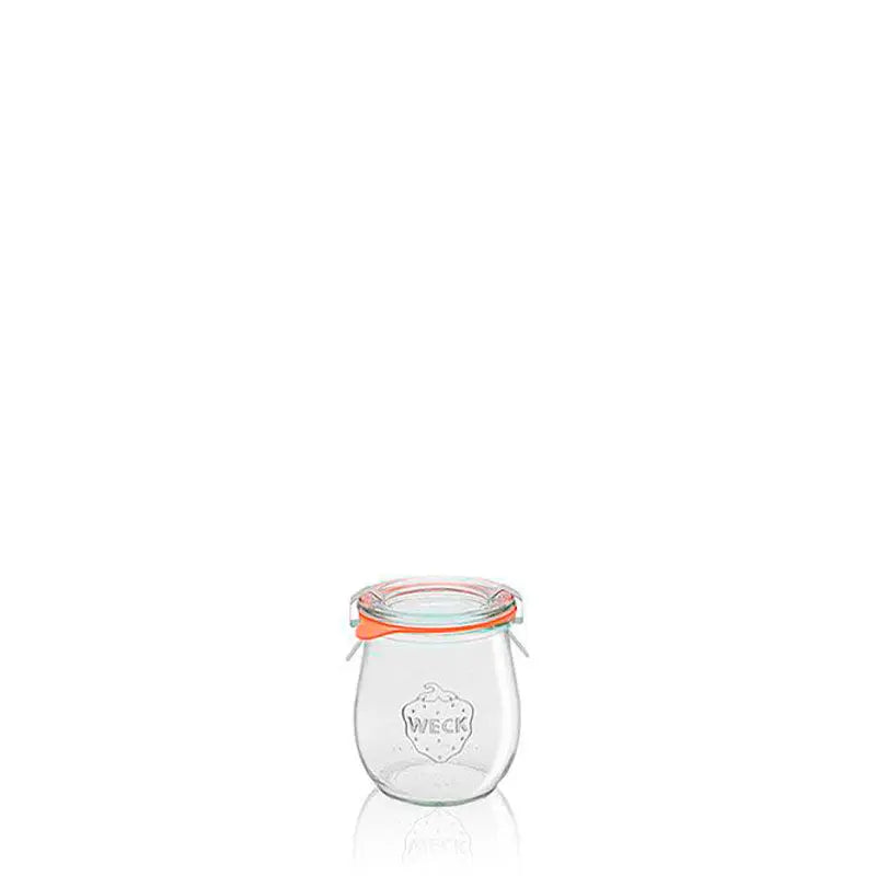 Weck Tulip glass jar  220 ml swing stopper 60  The Pack Stock EU