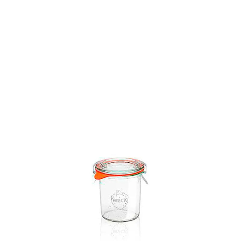Weck Mold glass jar 140 ml Swing Stopper 60  The Pack Stock EU