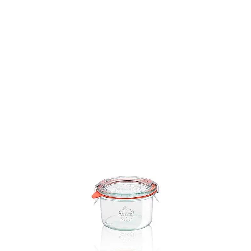 Weck Mold glass jar 200 ml swing stopper 80  The Pack Stock EU