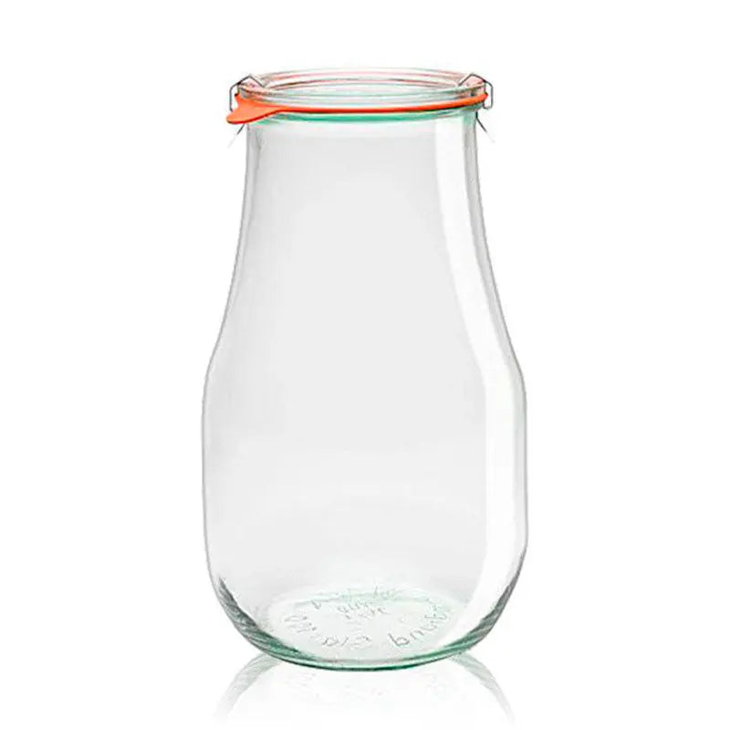 Weck Tulip glass jar 2700 ml swing stopper 100  The Pack Stock EU