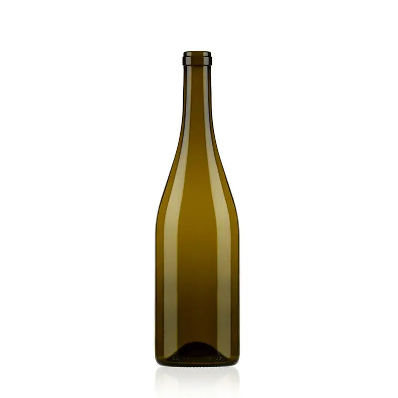 Burgundy Ecova Optima glass bottle 750 ml Cork  The Pack Stock EU