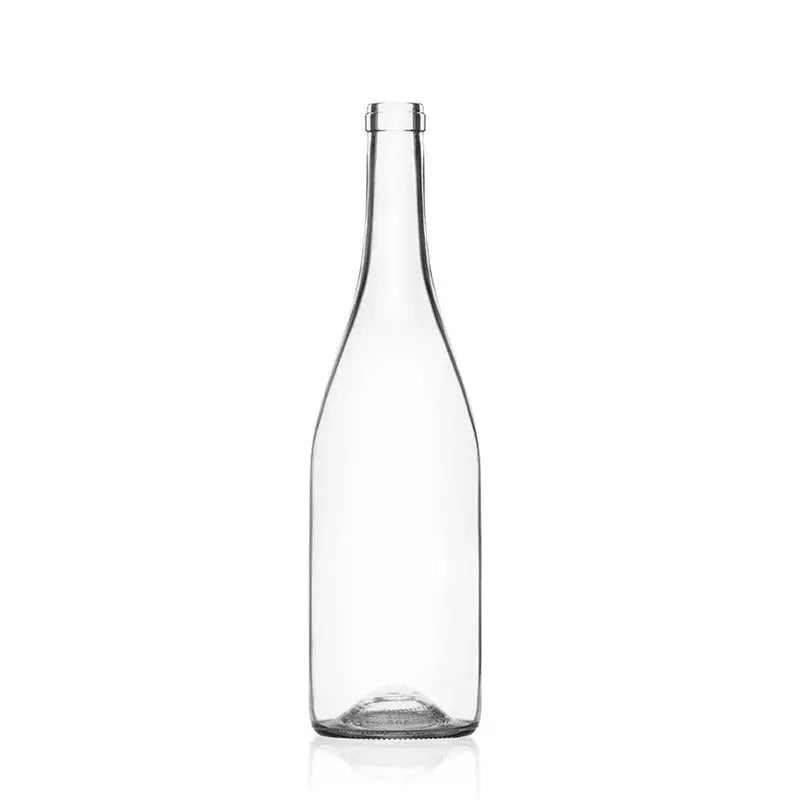 Burgundy Ecova Optima glass bottle 750 ml Cork  The Pack Stock EU