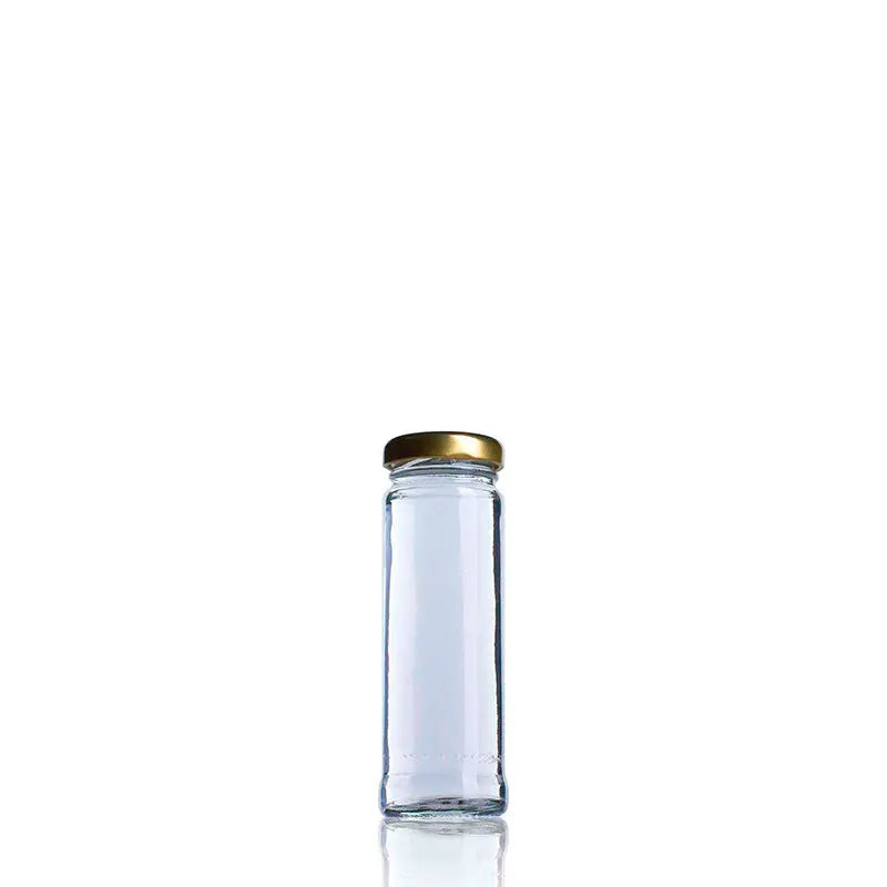 3.5 CYL glass jar 117 ml Twist off 38  The Pack Stock EU