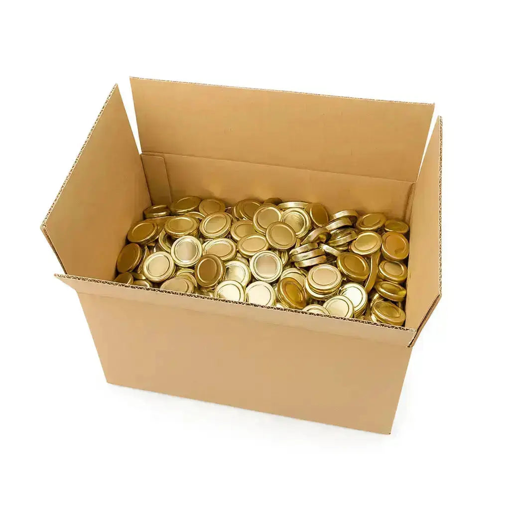 Box Lid Sterilisation Twist Off 43 Gold  The Pack Stock EU